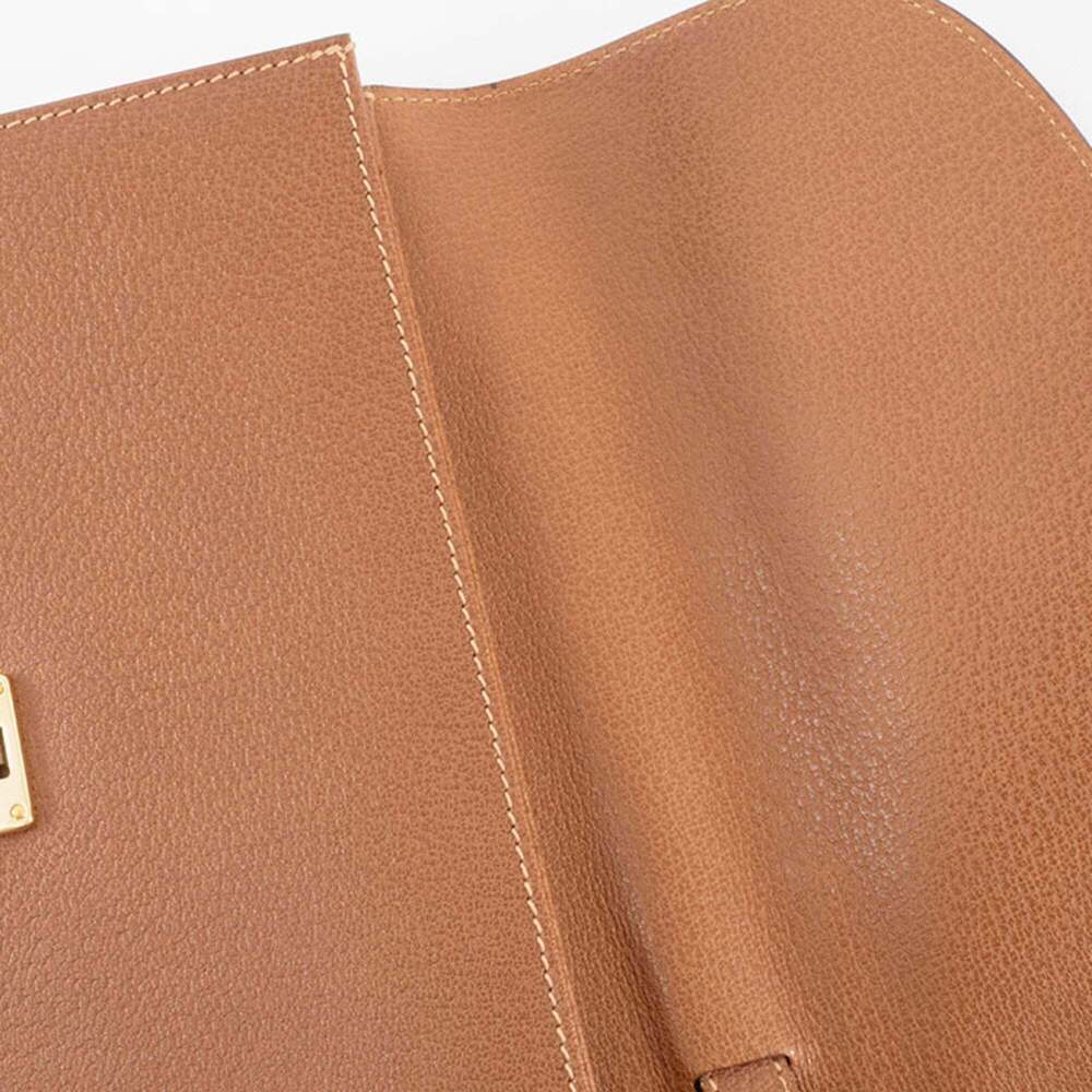 Gucci Second Bag Clutch 018 122 1940 Leather Brown Women's GUCCI - Picture 14 of 16